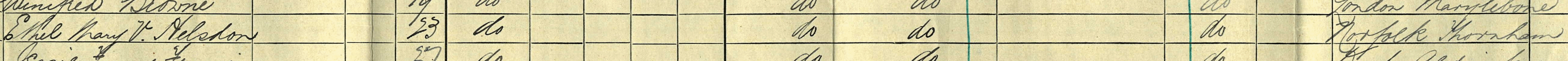 ethel helsdon 1911 census