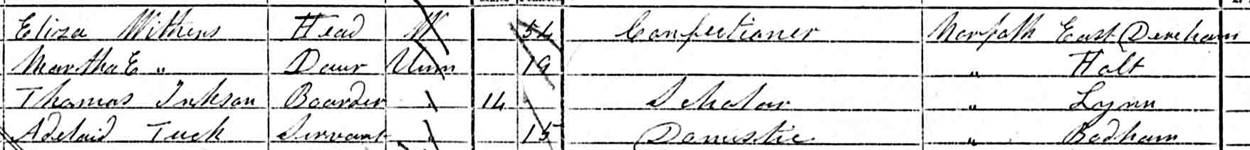 thomas henry 1871 census