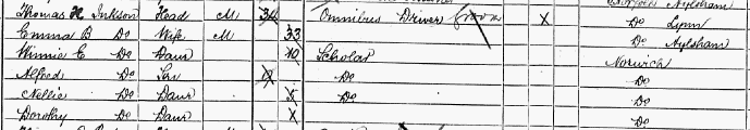 thomas henry 1891 census