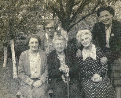 AM [left] with two of her aunts